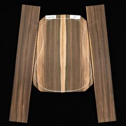 Malaysian Blackwood Back + Side Set - 087 - StewMac