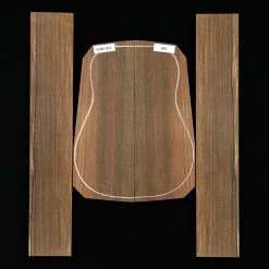 Malaysian Blackwood Back + Side Set - 099 - StewMac