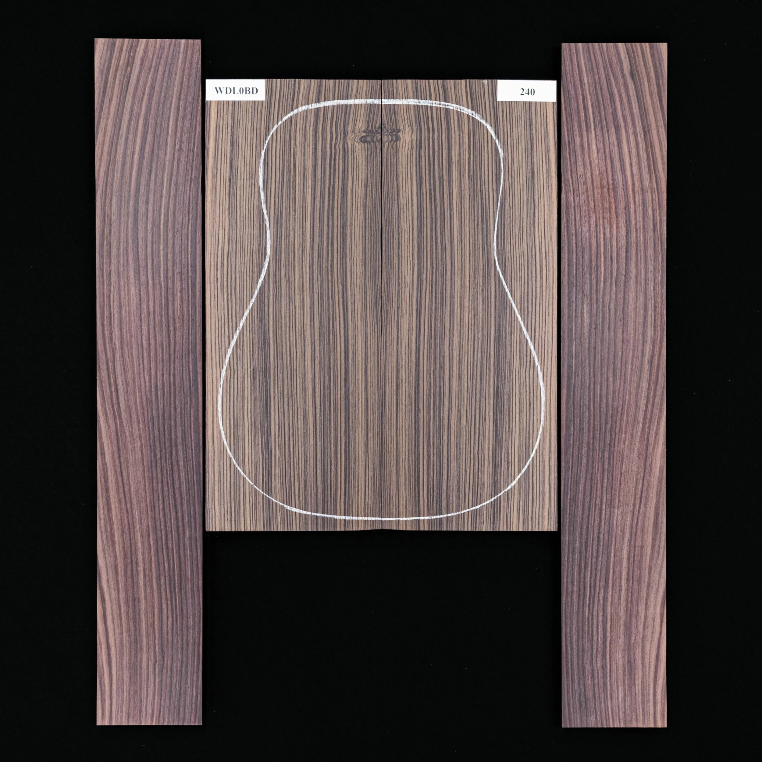 East Indian Rosewood Back + Side Set - 240 - StewMac