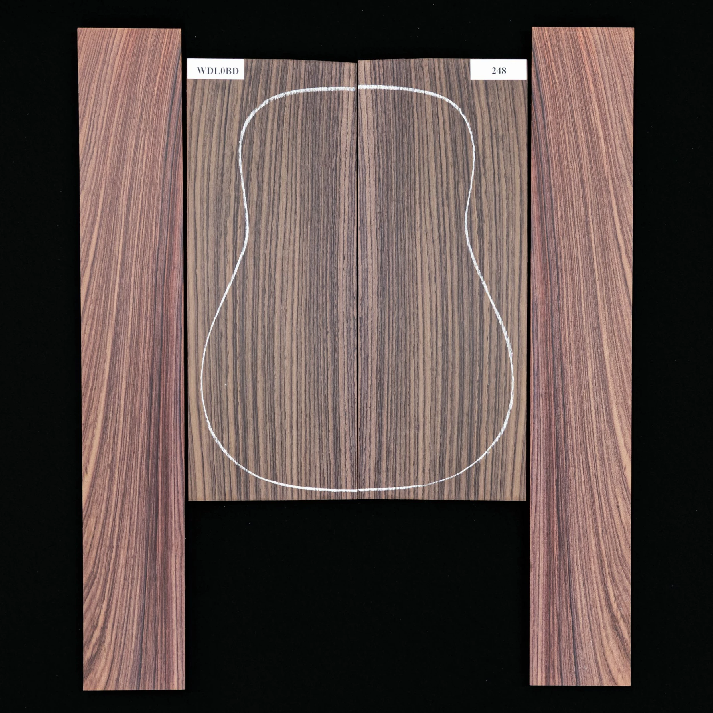 East Indian Rosewood Back + Side Set - 248 - StewMac