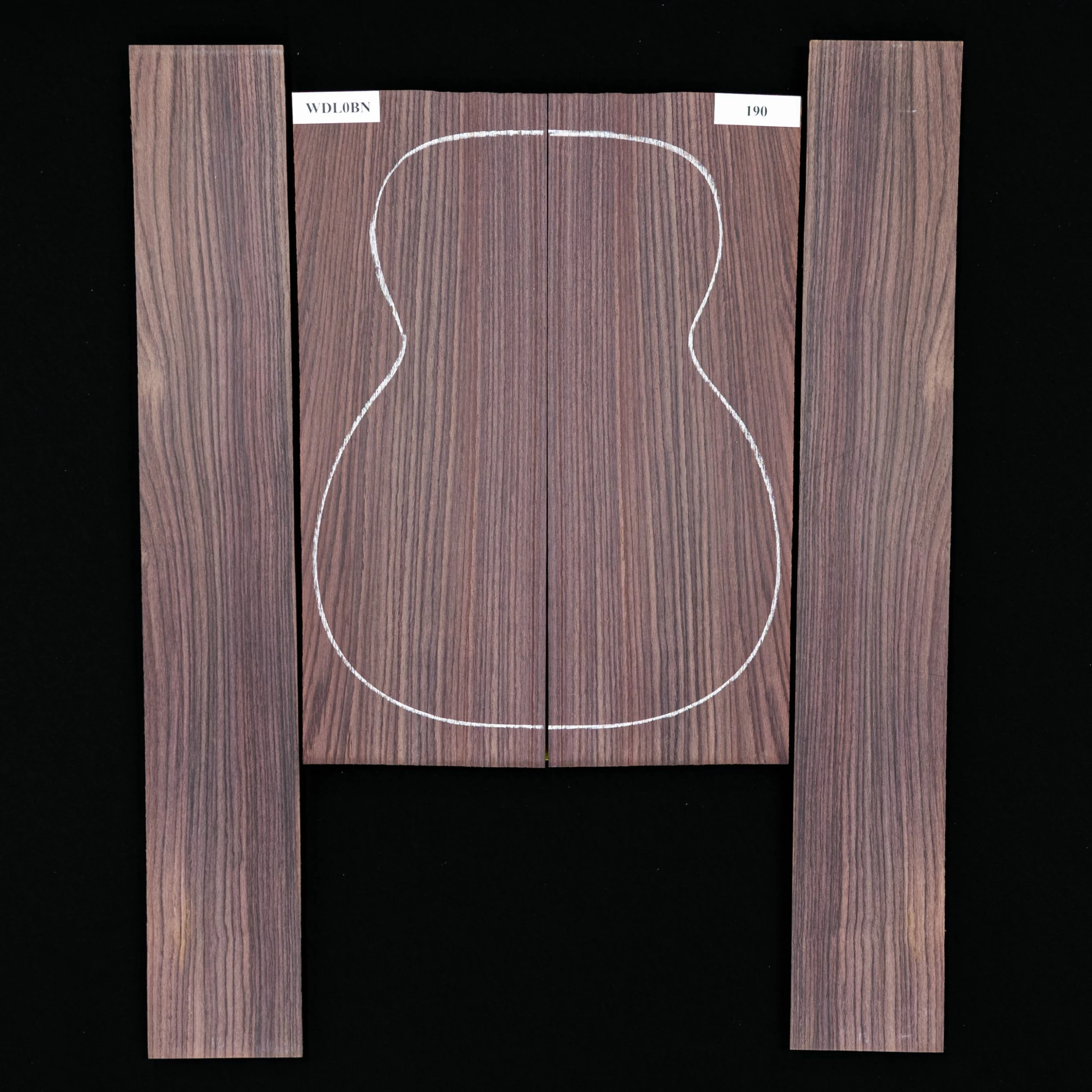 East Indian Rosewood Back + Side Set - 190 - StewMac