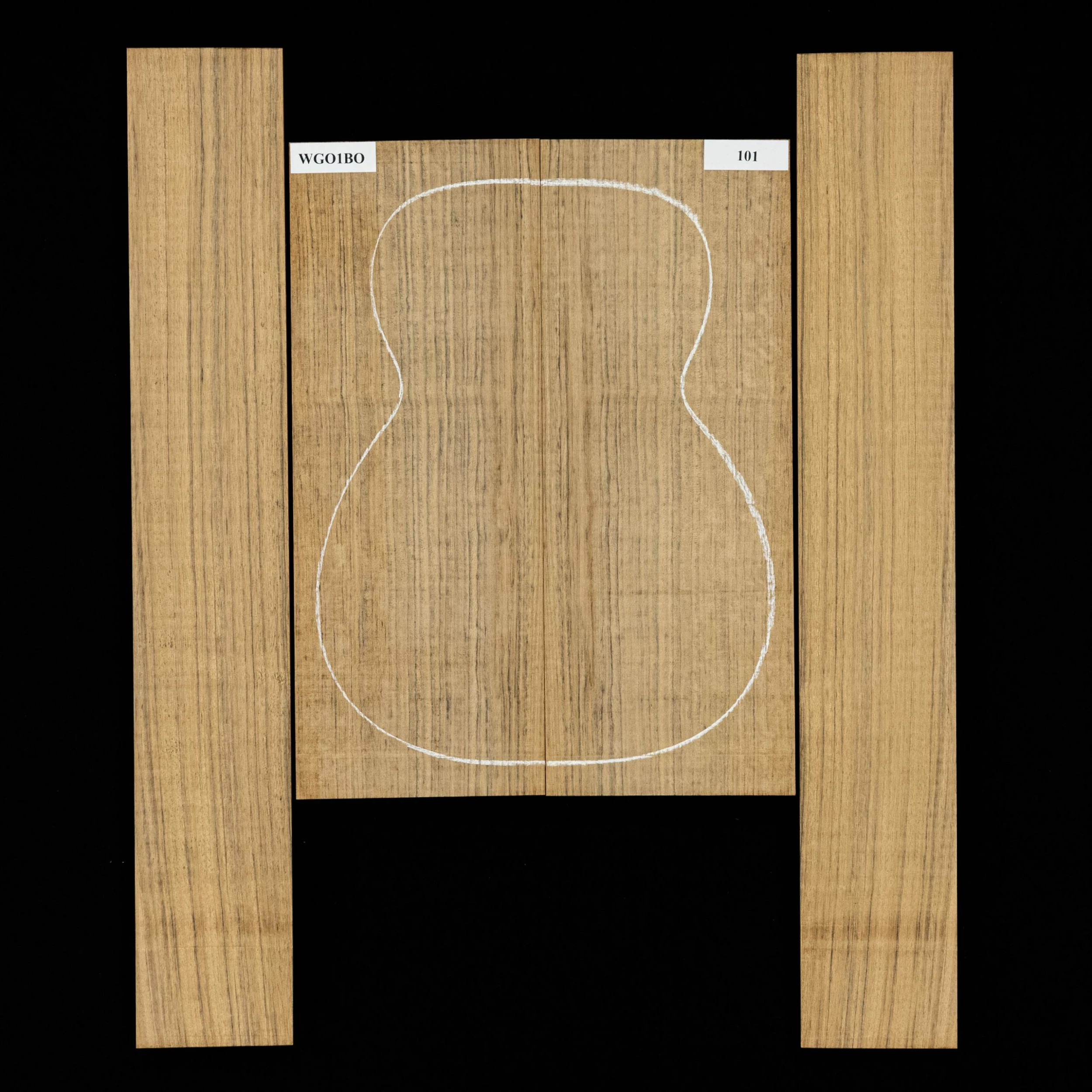 Ovangkol Back + Side Set - 101 - StewMac