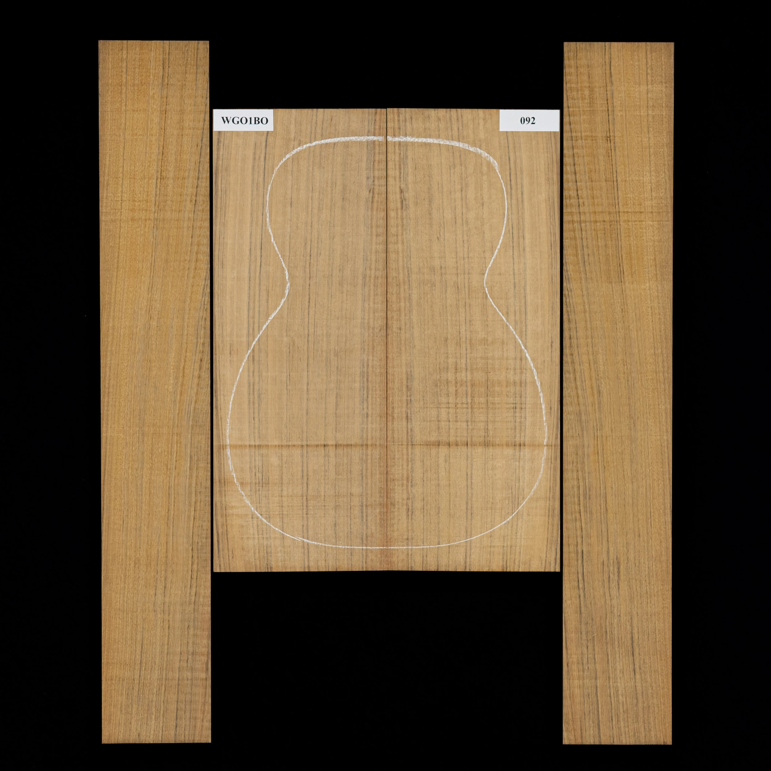 Ovangkol Back + Side Set - 092 - StewMac