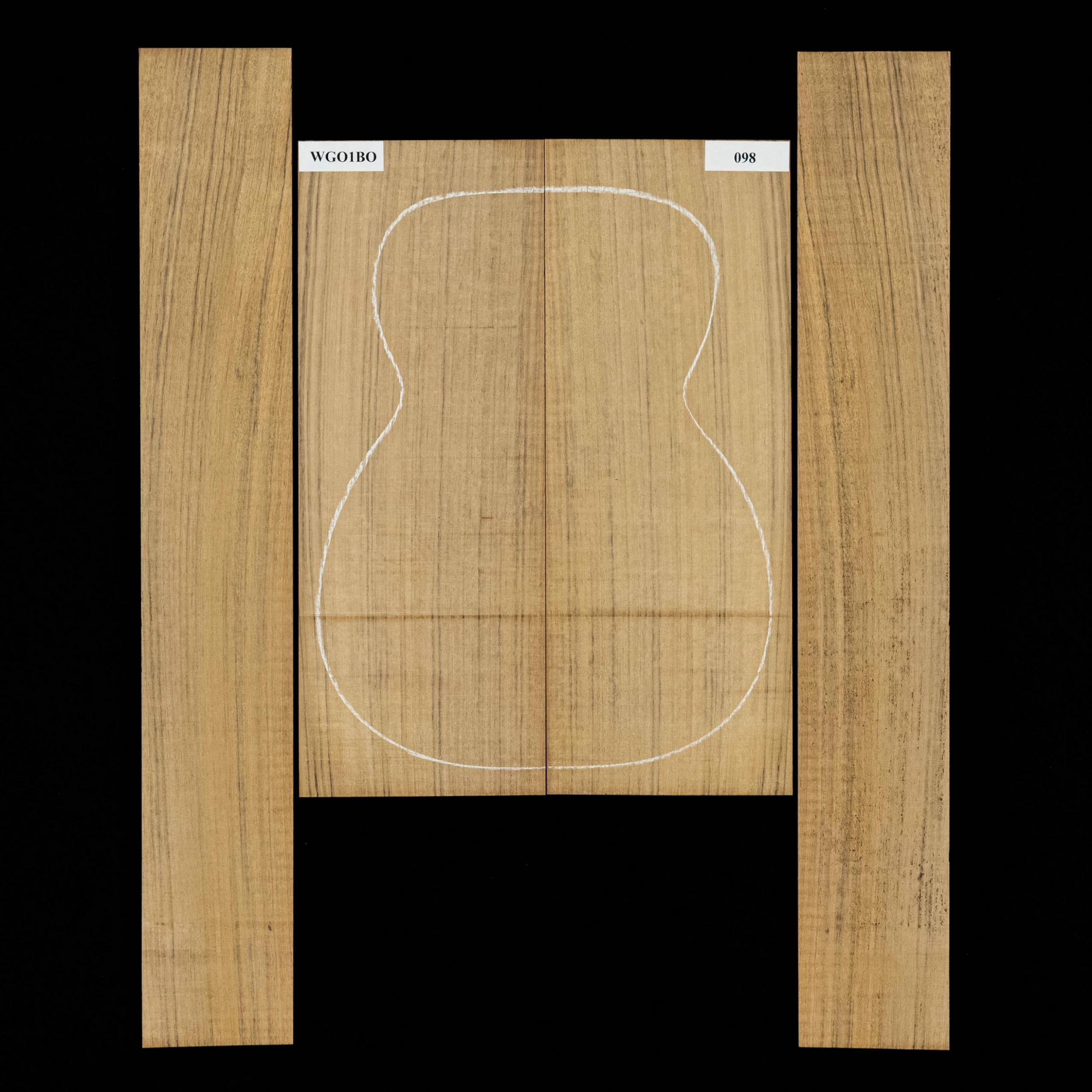 Ovangkol Back + Side Set - 098 - StewMac