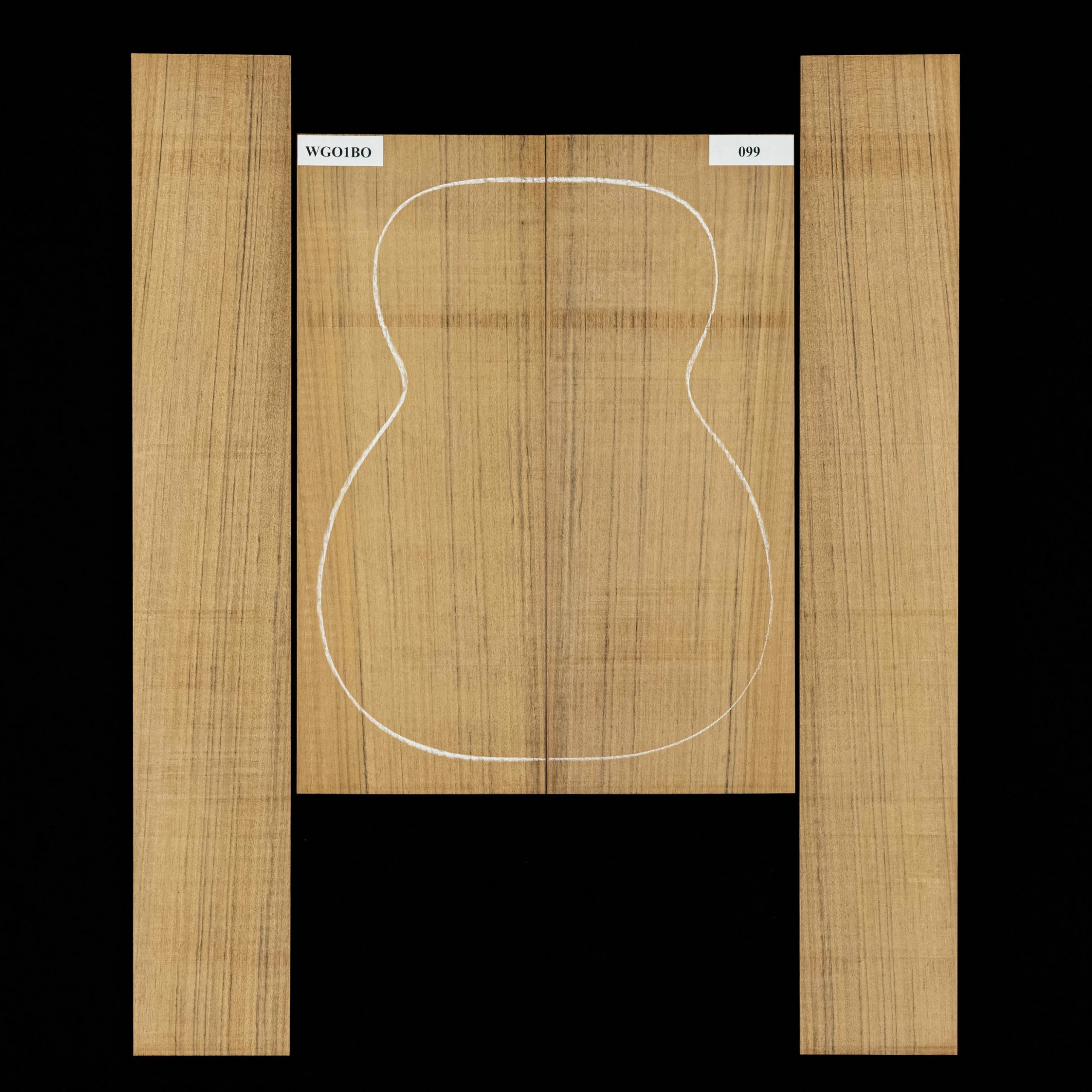 Ovangkol Back + Side Set - 099 - StewMac