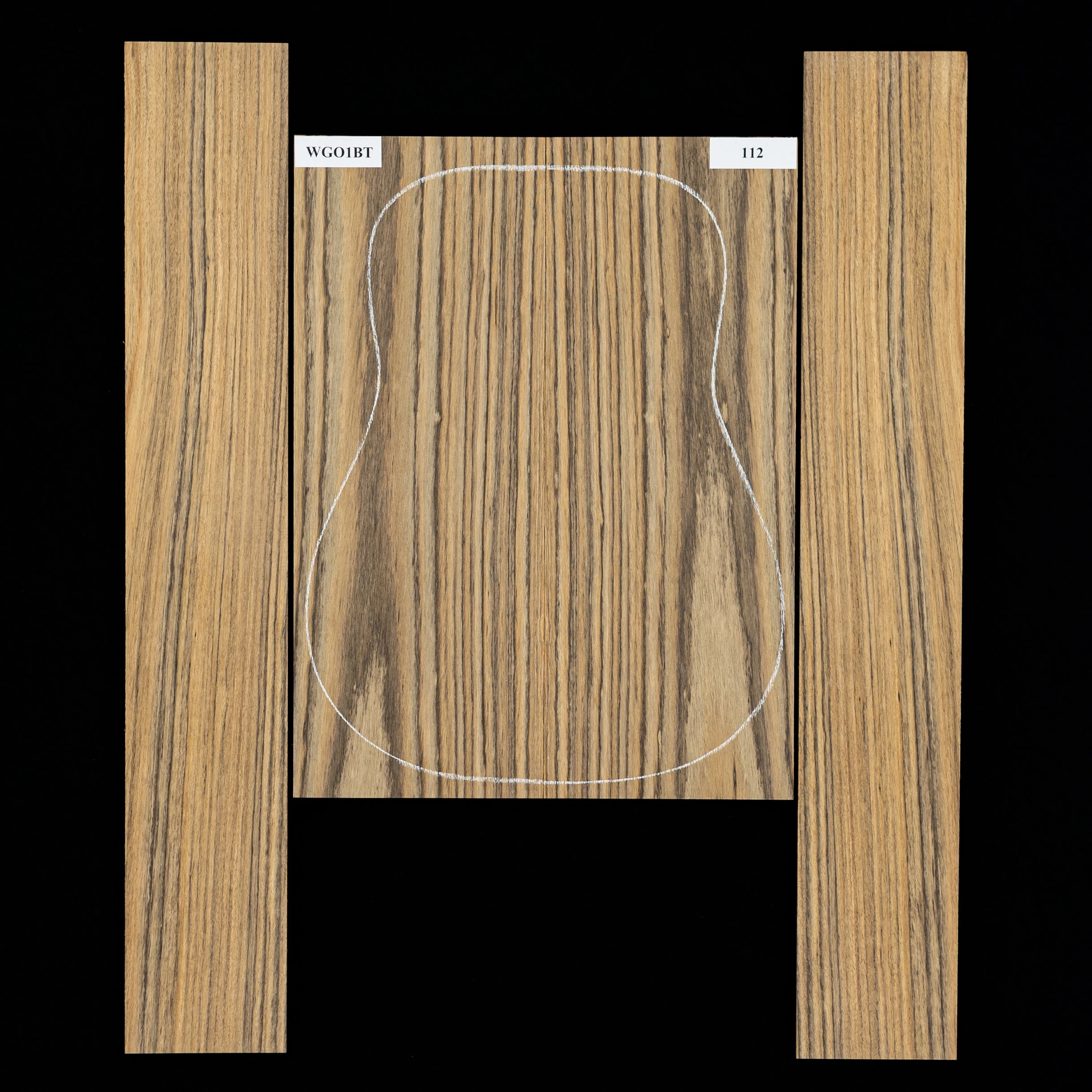 Ovangkol Back + Side Set - 112 - StewMac