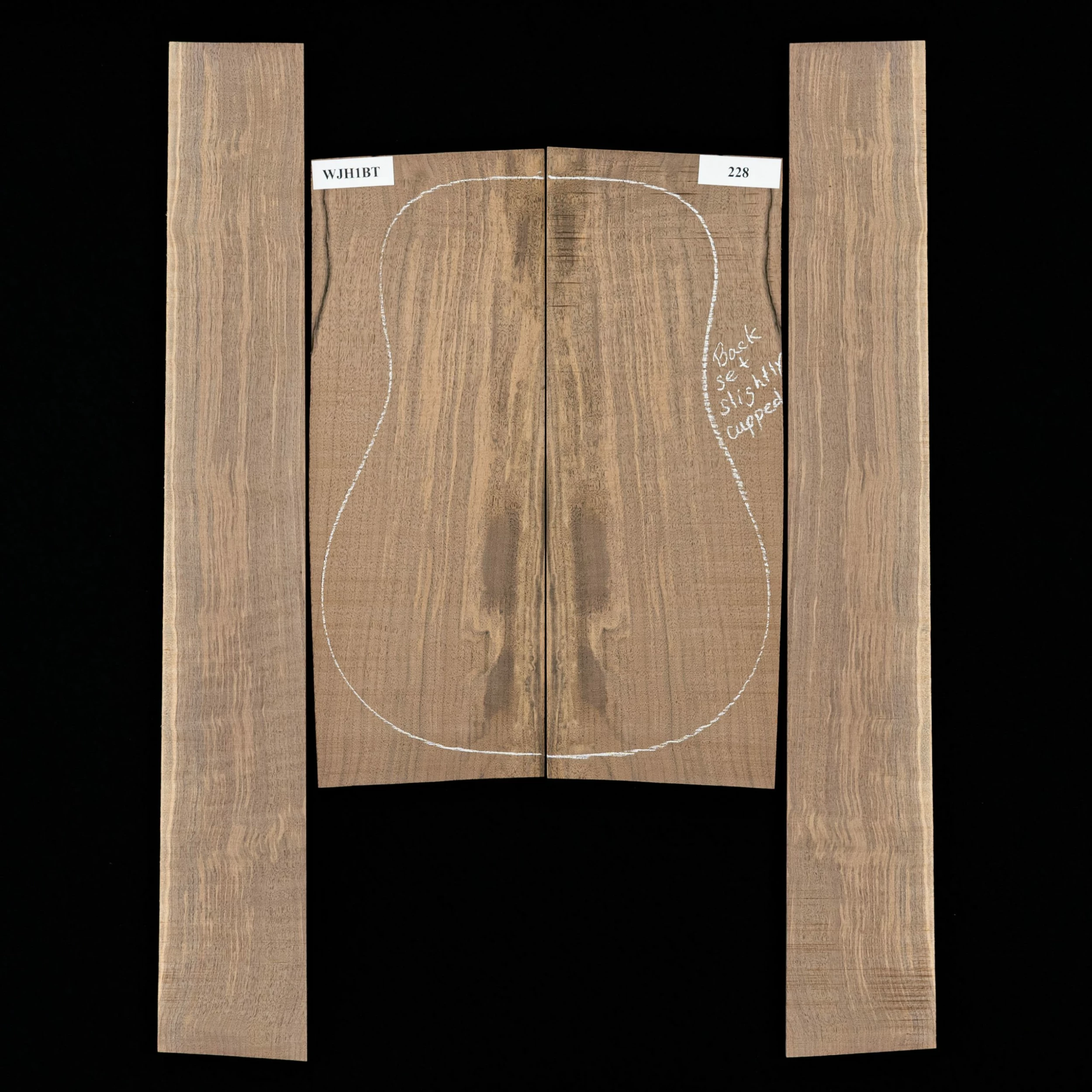 Claro Walnut Back + Side Set - 228 - StewMac
