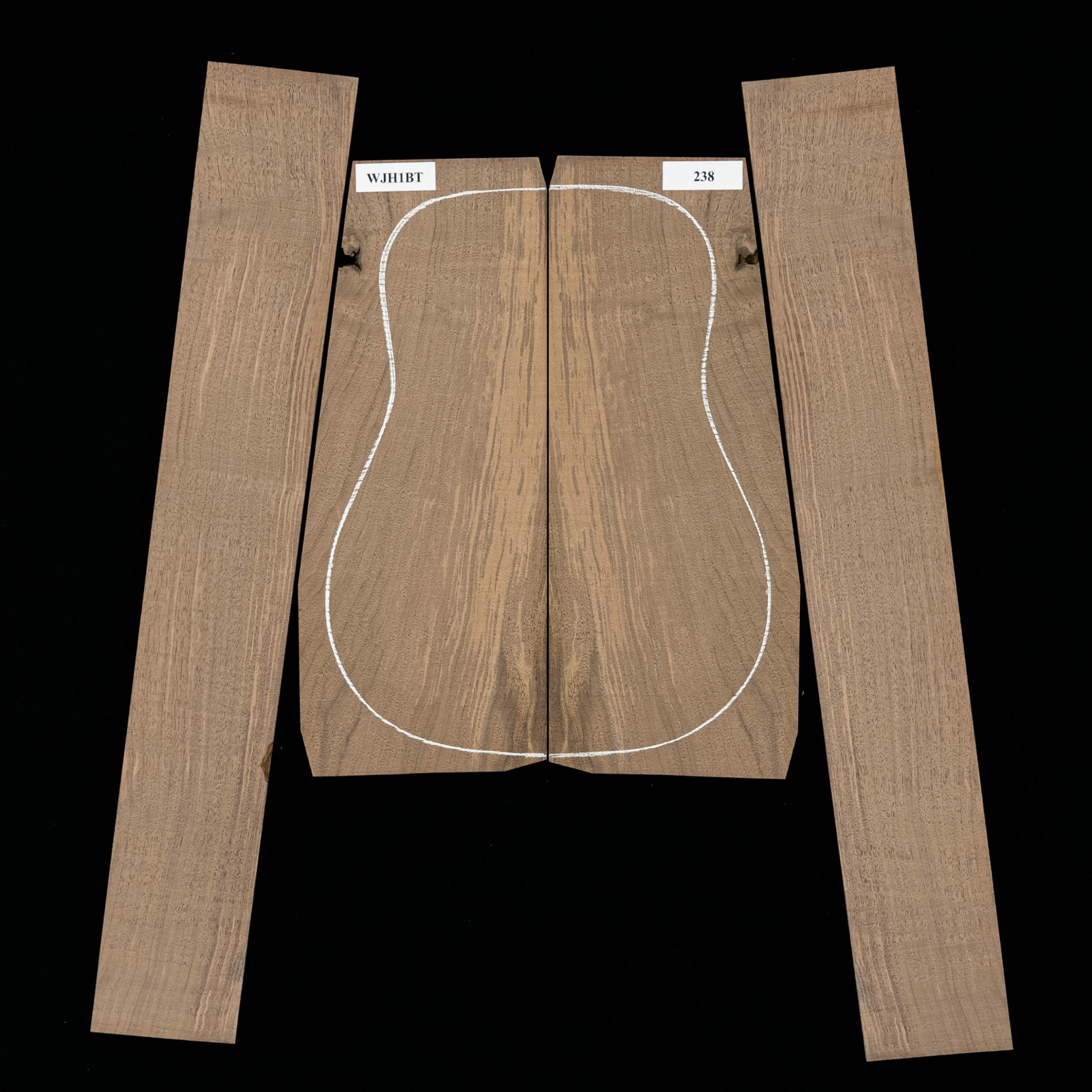 Claro Walnut Back + Side Set - 238 - StewMac