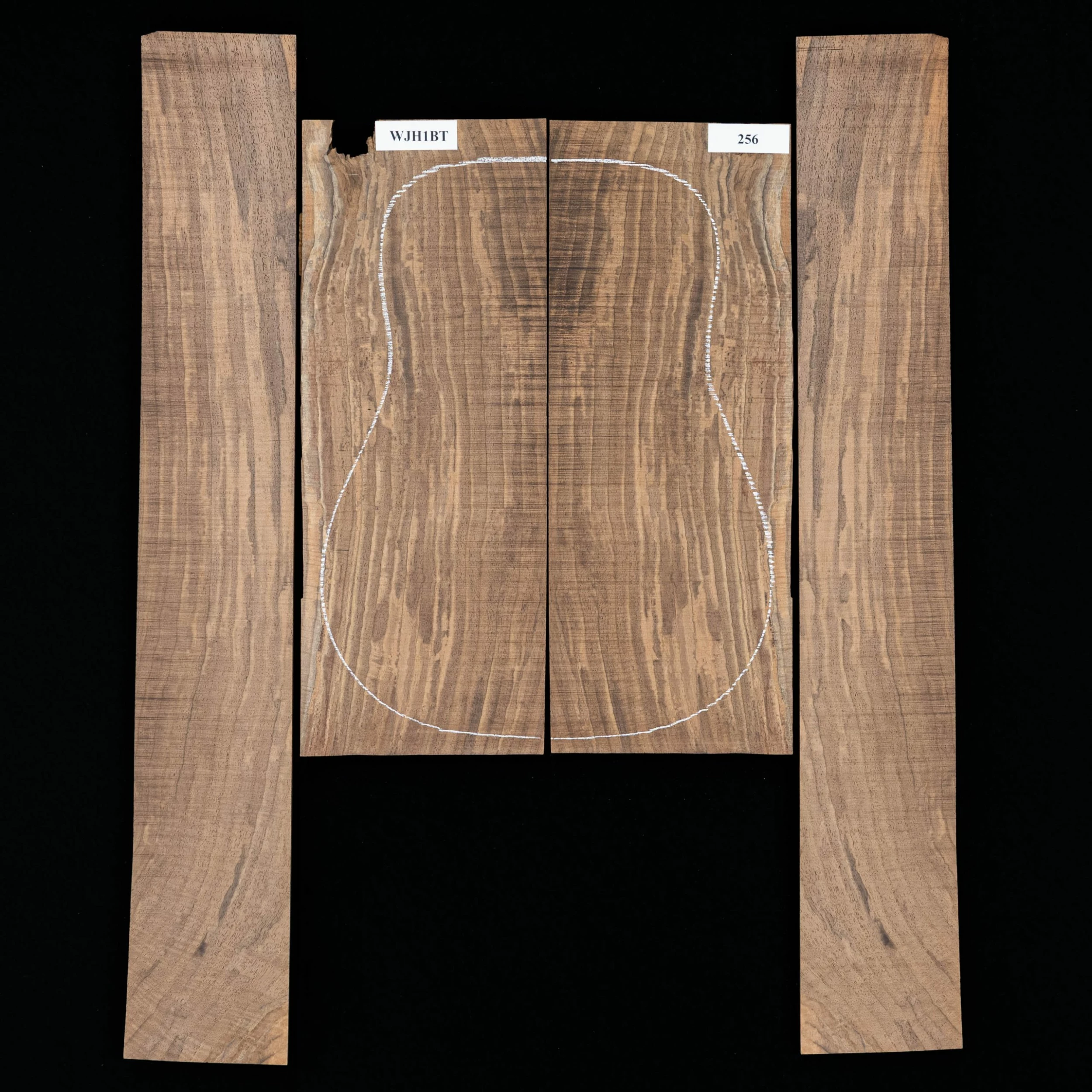Claro Walnut Back + Side Set - 256 - StewMac