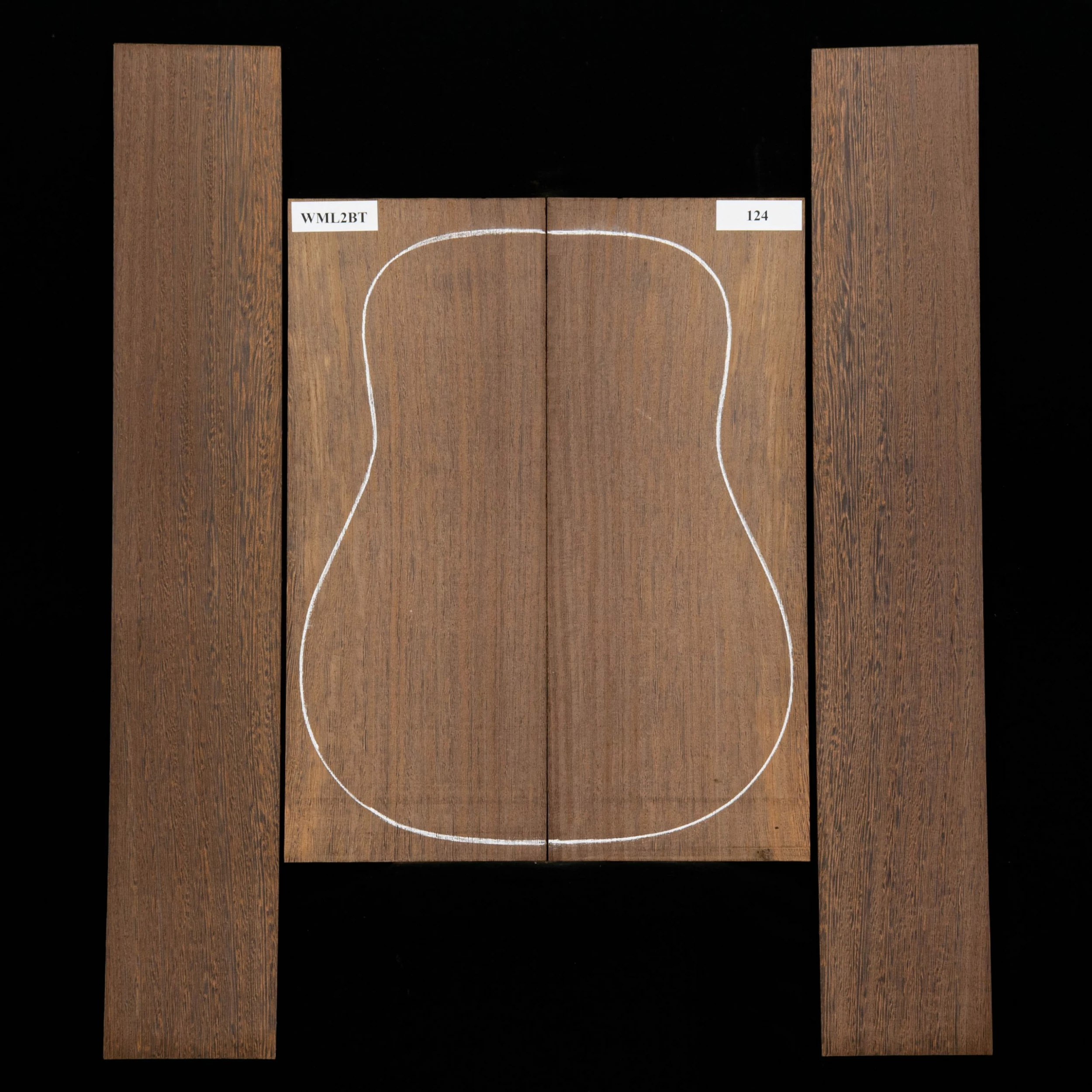 Wenge Back + Side Set - 124 - StewMac