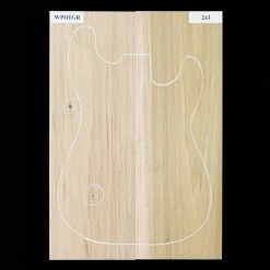 Poplar Body Blank, 2-Piece (10.4 Lb) - 243 - StewMac