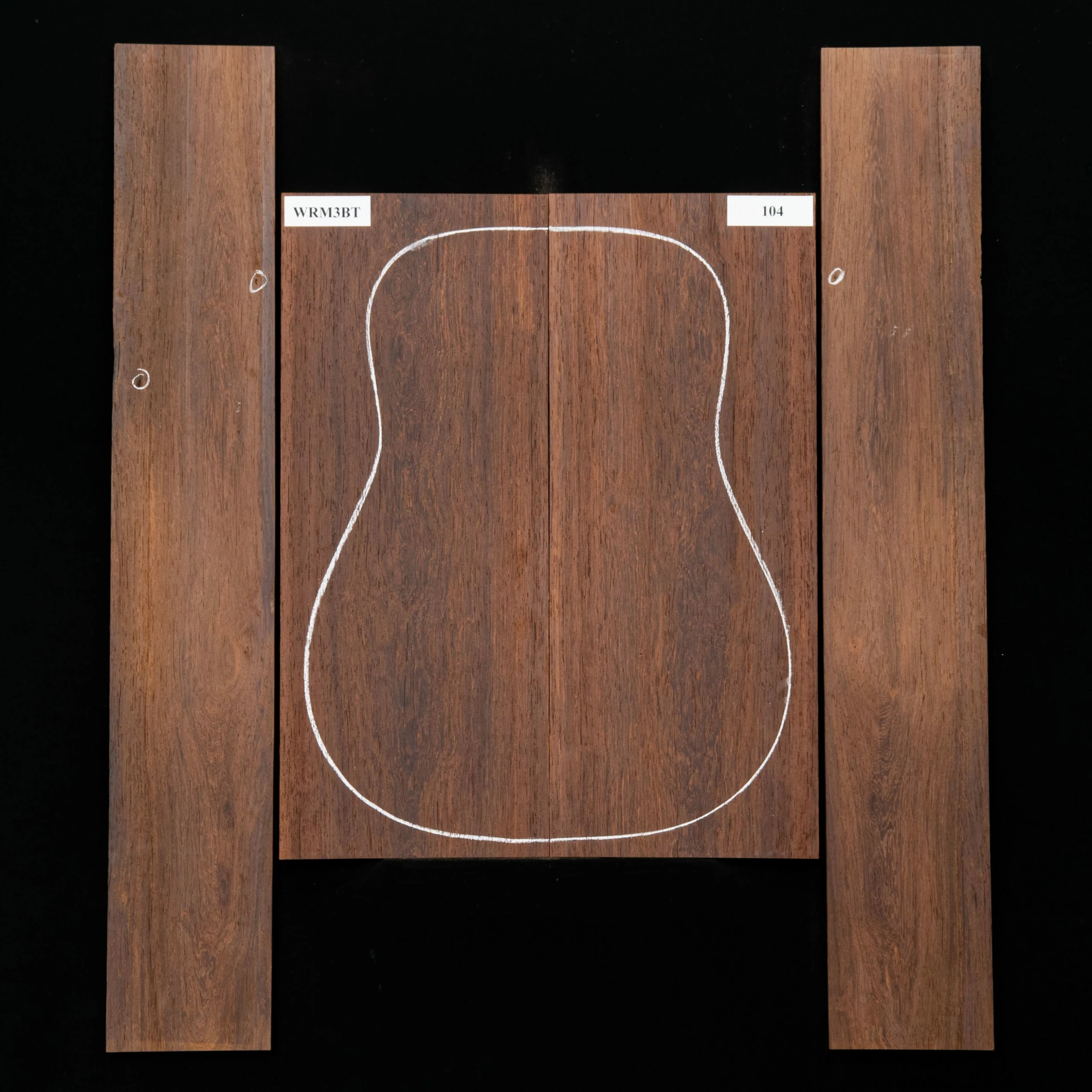 Madagascar Rosewood Back + Sides, Unsanded - 104 - StewMac