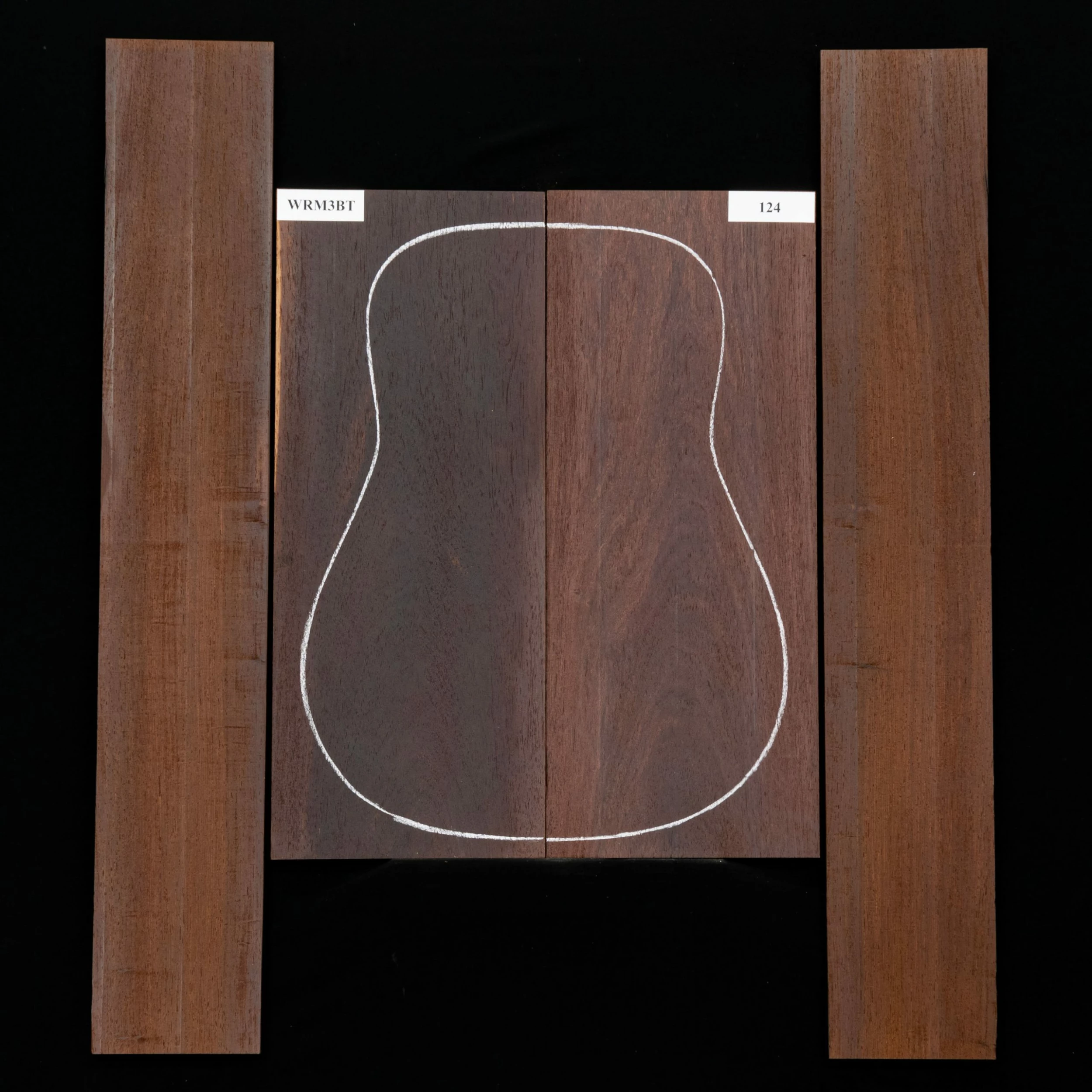 Madagascar Rosewood Back + Side Set - 124 - StewMac