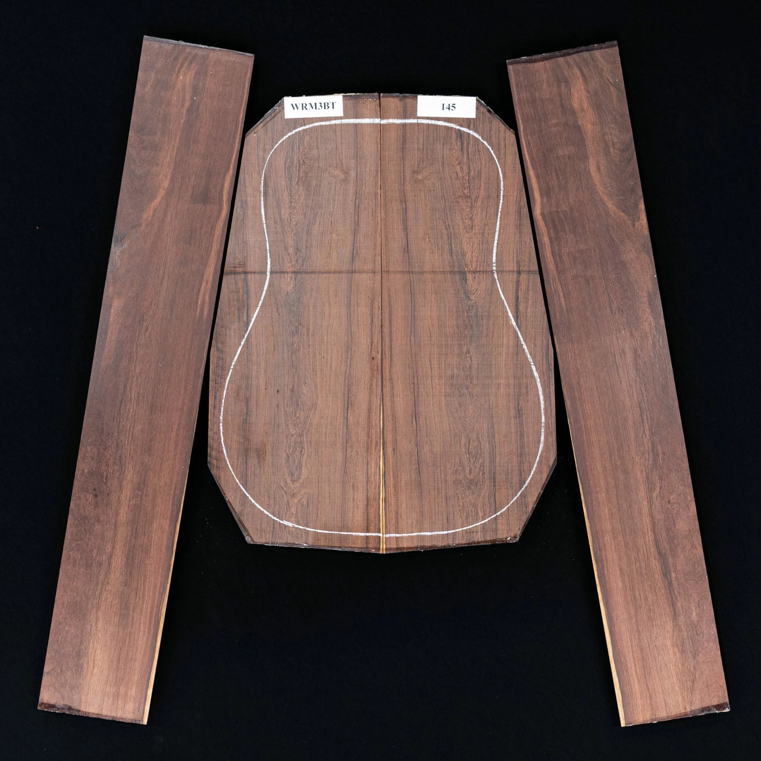 Madagascar Rosewood Back + Side Set - 145 - StewMac