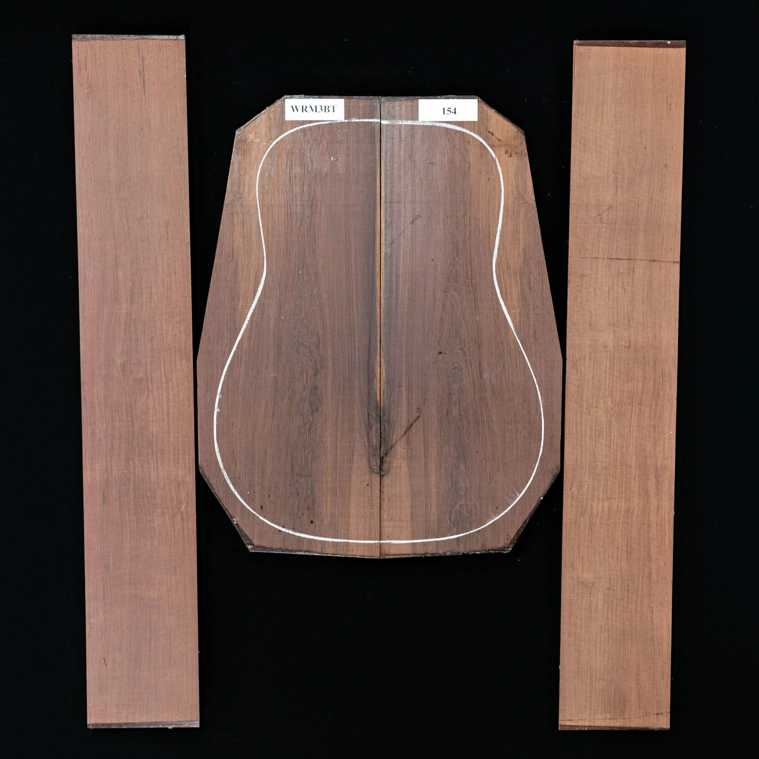 Madagascar Rosewood Back + Side Set - 154 - StewMac