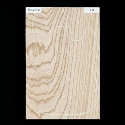 Swamp Ash Body Blank, 1-Piece (9.2 Lb) - 431 - StewMac