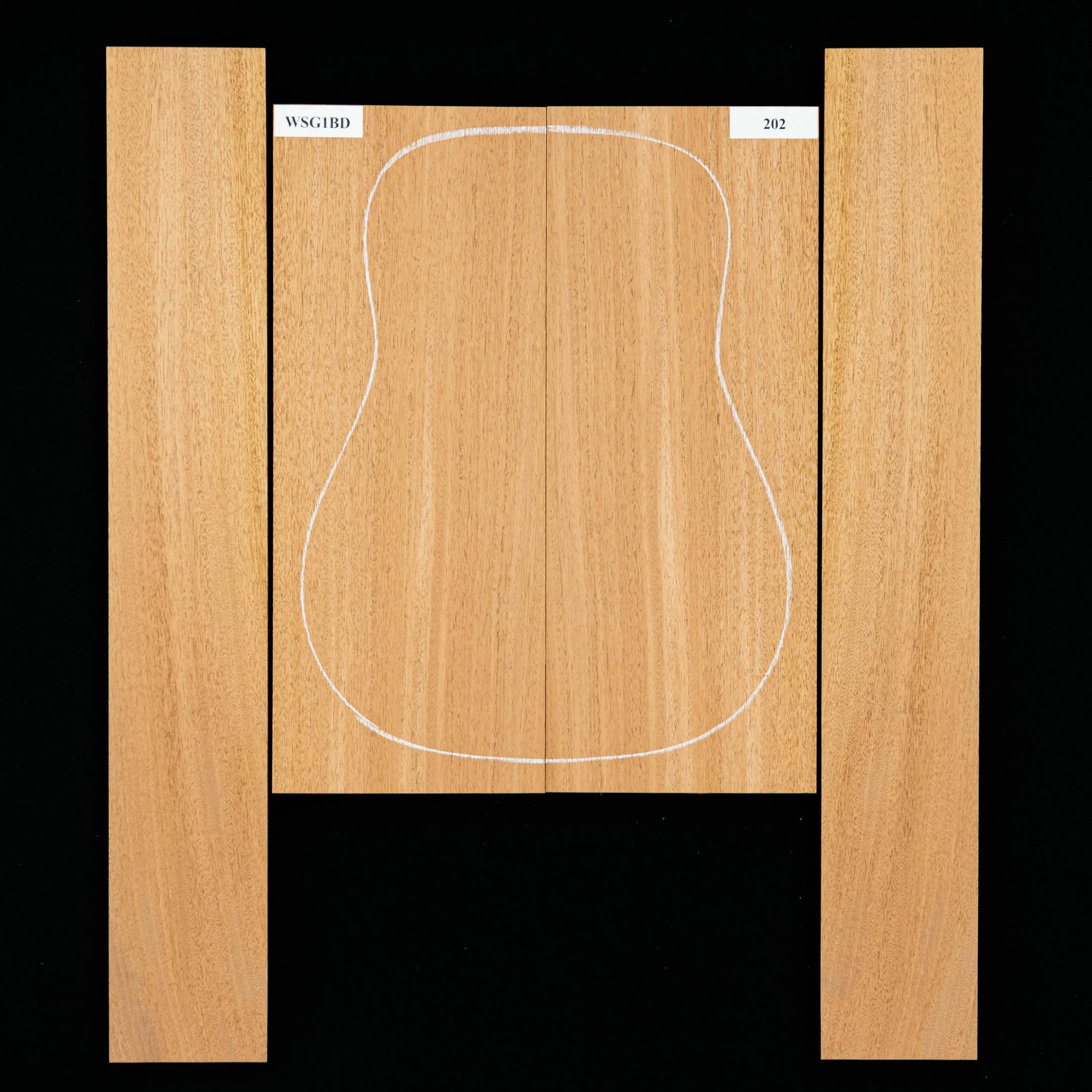 Honduran Mahogany Back + Side Set - 202 - StewMac