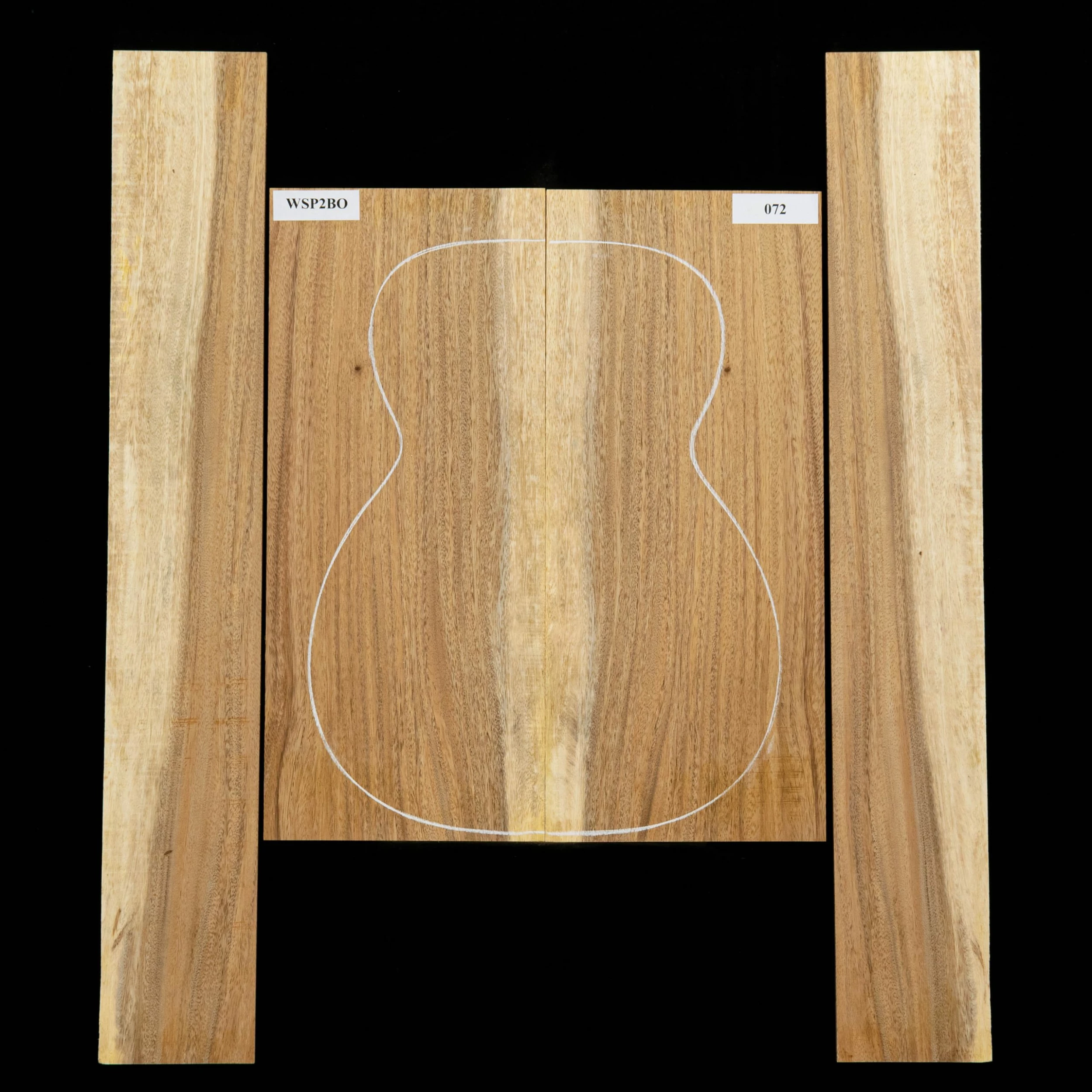 Monkeypod Back + Sides, Unsanded - 072 - StewMac