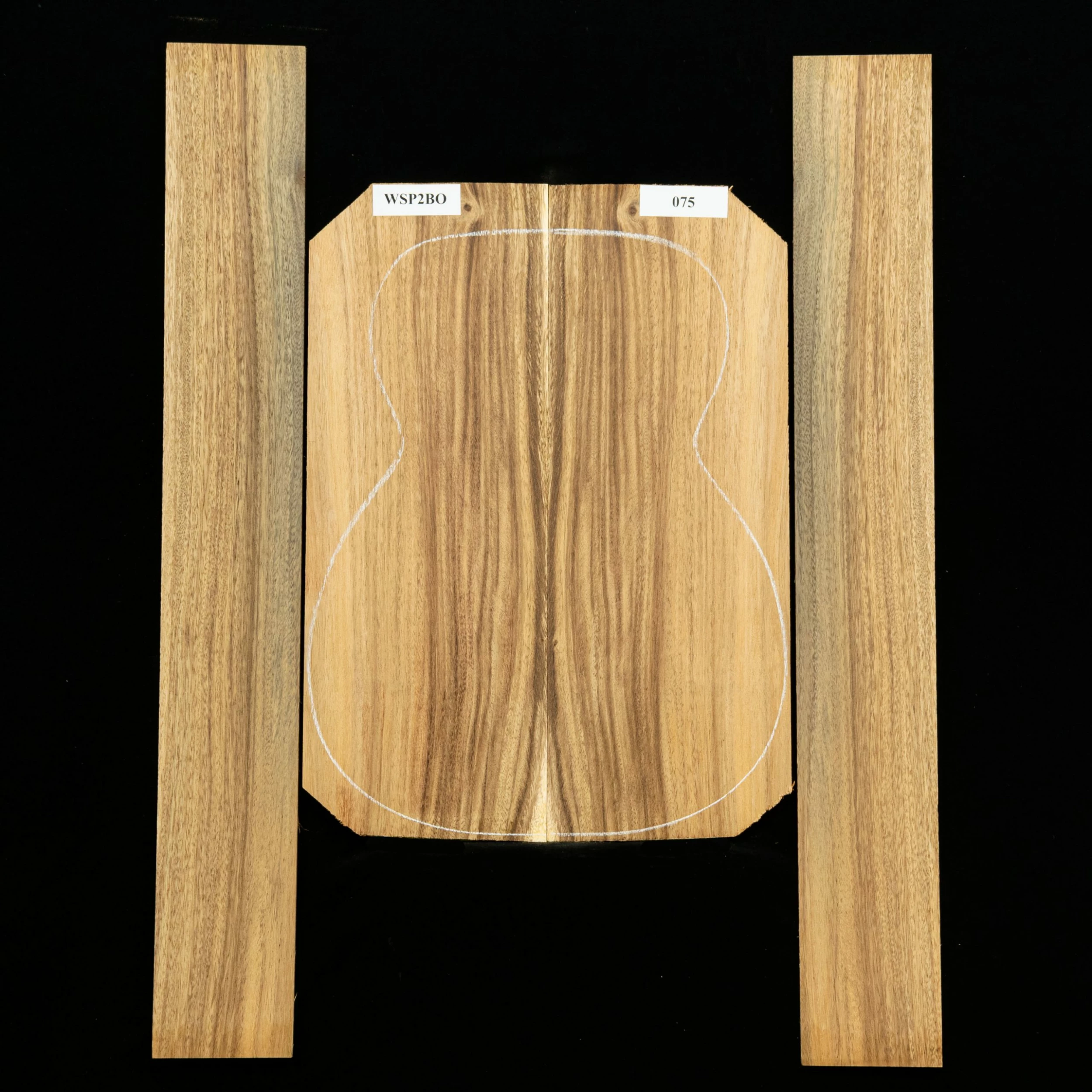 Monkeypod Back + Sides, Unsanded - 075 - StewMac