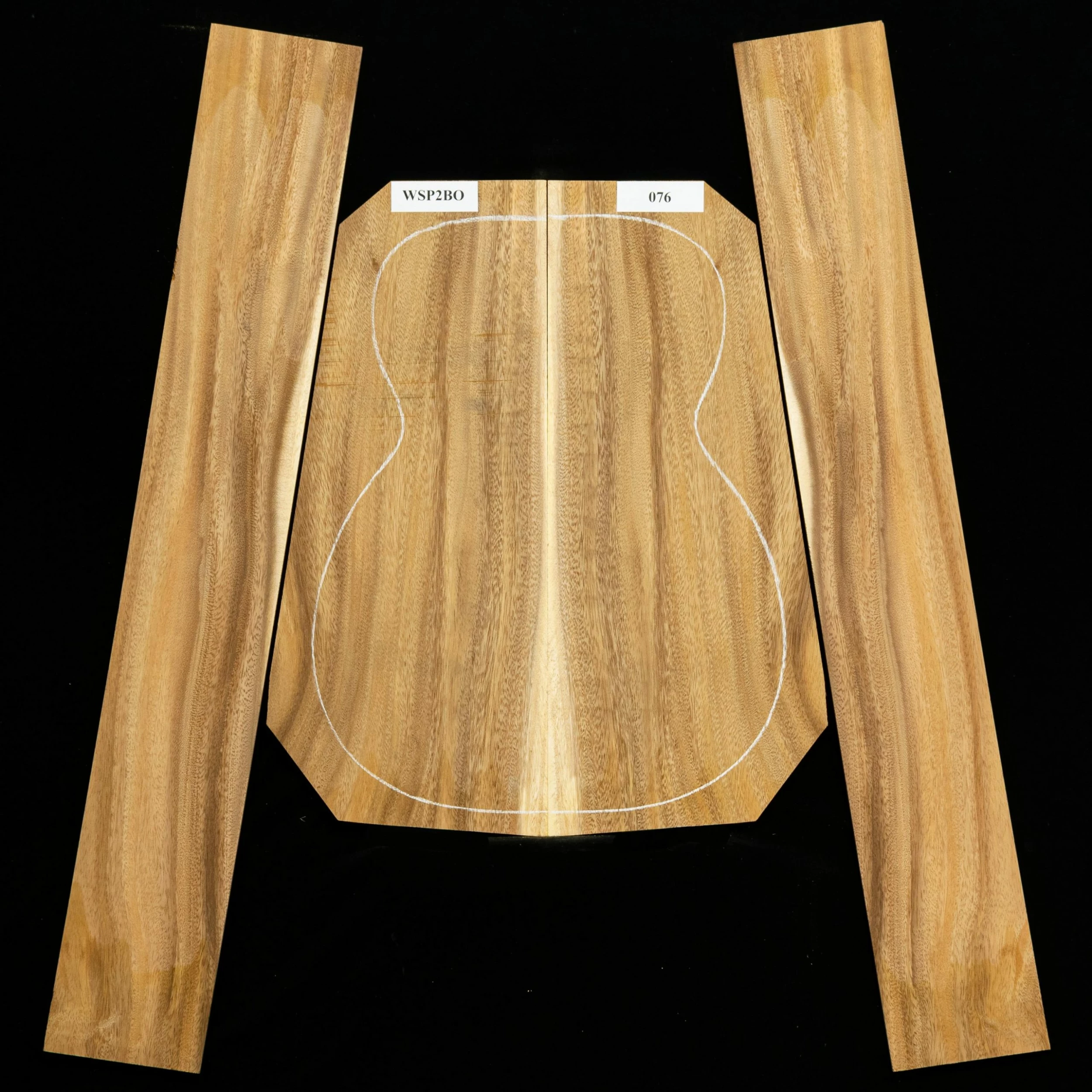 Monkeypod Back + Sides, Unsanded - 076 - StewMac